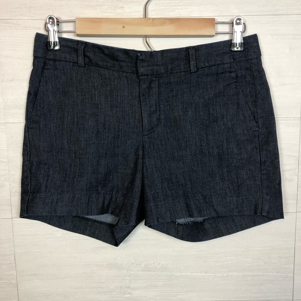 Banana Republic Dressy Dark Denim Jean Shorts 0P